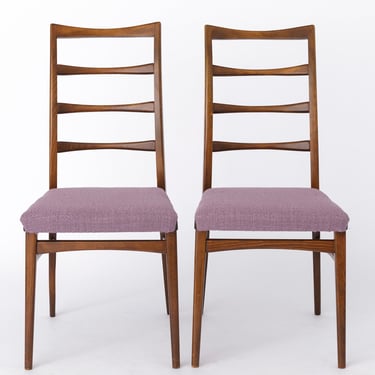 2 of 6 Midcentury chairs, 1950s-1960s, Germany 