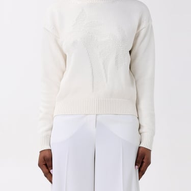 Max Mara Studio Sweater Woman White