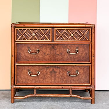 Oversized Rattan Nightstand