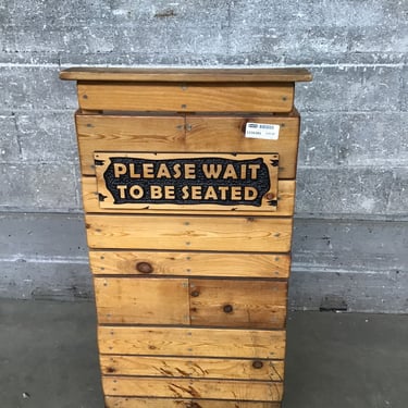 Wooden Host Stand (Seattle)