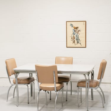 Formica Table With 4 Chairs
