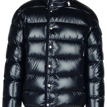 Moncler 'Gourette' Navy Goose Down Jacket Man