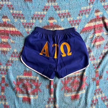 Vintage ATO Alpha Tau Omega Fraternity Gym Shorts 