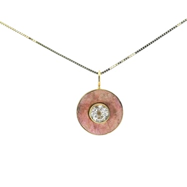 SECONDS JEWELRY : Cerclen Necklace - Rhodochrosite & Topaz