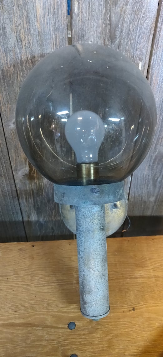 Semi Flush wall mount dome light Earthwise Architectual Salvage