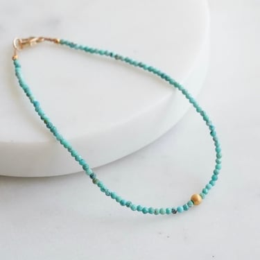 Margaret Solow | Turquoise + 18k Bracelet