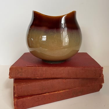 Pottery Vase  - Vintage Art Pottery - Studio Pottery - Boho Decor Mis Century Pottery 