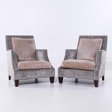 Lee Industries Upholstered Lounge Chair - Pair 