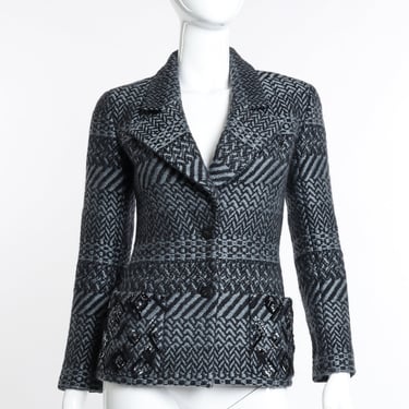 2000 F/W Knit Wool Jacket