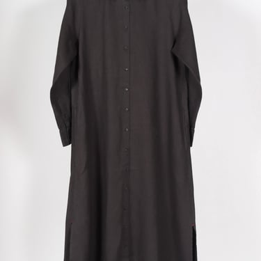 Boden Linen Dress - Black Quartz