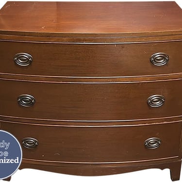 36" Unfinished 3 Drawer Vintage Dresser #08437