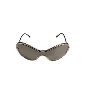 Chanel Silver Aviator Sunglasses