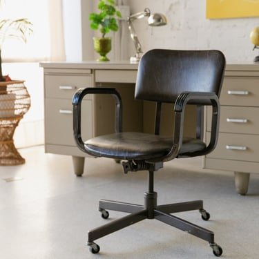 Vintage Black Office Chair by Hon Company