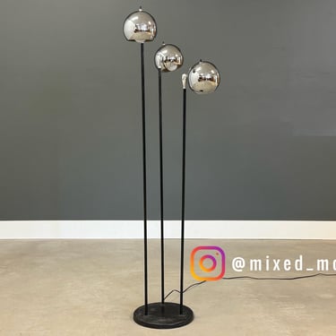 Robert Sonneman Style Chrome Floor Lamp 