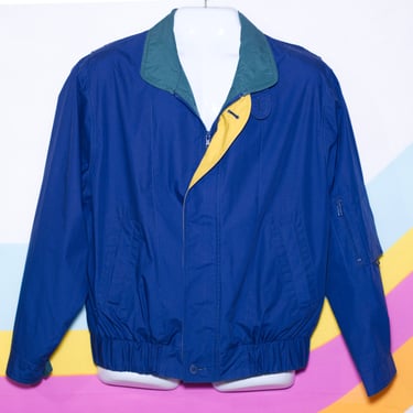 Vintage 80s/90s London Fog Color Block Jacket | Medium 