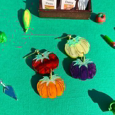 Heirloom Tomato Earrings