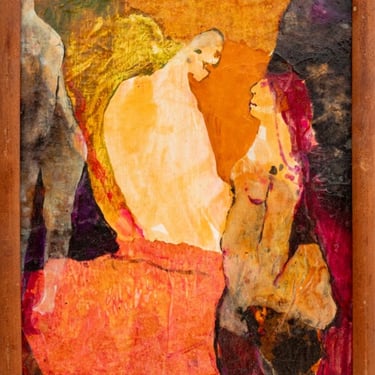 Elfi Schuselka Figural Composition Mixed Media