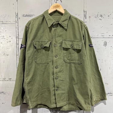 50-60's OG-107 Fatigue Button Up Shirt- Korean War(Army Green)  First Pattern shirt 