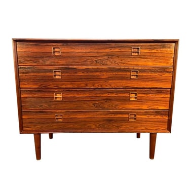 Vintage Danish Mid Century Modern Rosewood LowBoy Dresser 