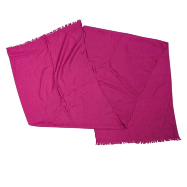 Gucci - Magenta Pink Wool Blend Scarf