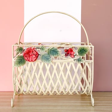 Granny Chic Tole Magazine Rack