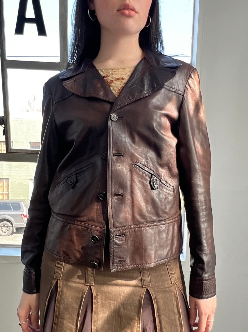 The Sienna Tan Leather Jacket