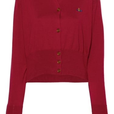 Vivienne Westwood Women Cotton And Cashmere Cropped Cardigan