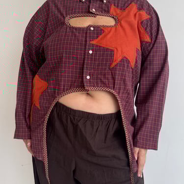 Tiberi x BRZ - Red Reworked Star Shirt (2X)