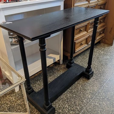 Black painted console 38x16x31