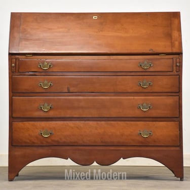 Period Antique Cherry Secretary Desk 