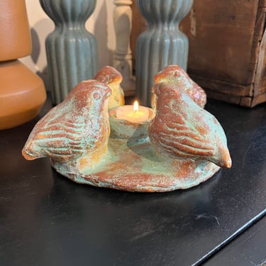 TV Birds in a Circle Candleholder (Curbside & in-store pick up)