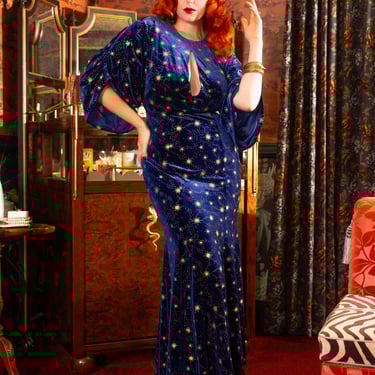 Bewitched Gown in Starry Skies by Elle Rebel