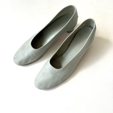 Martiniano sage 'Hi Glove' heels sz 39