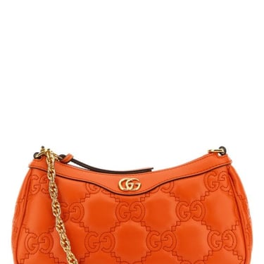 Gucci Woman Orange Leather Handbag