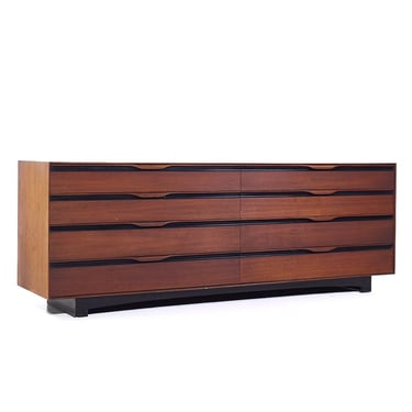 John Kapel for Glenn of California Mid Century Walnut Lowboy Dresser - mcm 