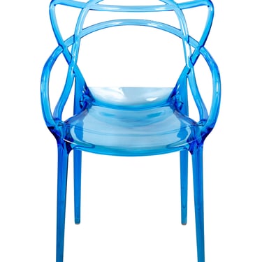 Blue Acrylic Armchair