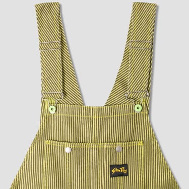 Stan Ray Earls Bib Overalls - Lime/Black Hickory on Garmentory