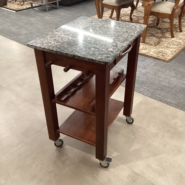 Marble Top Bar Cart