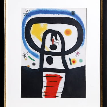 Joan Miro (After), Equinoxe from Indelible Miro, Offset Lithograph 