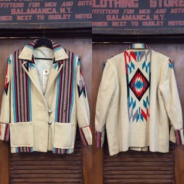 Vintage 1950’s Chimayo Southwest Jacket, Western Wear, Southwest Vintage, New Mexico, Indigenous Vintage, Vintage Clothing 