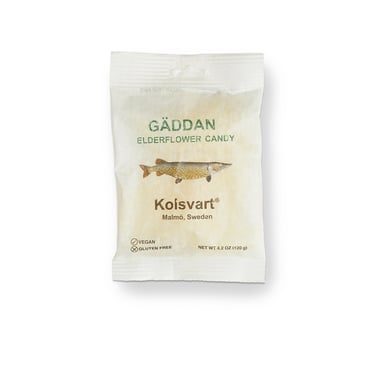 Gaddan, Elderflower Candy Fish, 4.2 oz