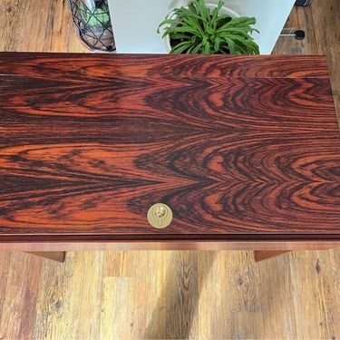 Danish brazilian rosewood vanity desk by Arne Wahl Iversen for Vinde Mobler 