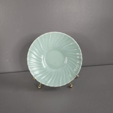 Turquoise Gladding McBean Franciscan Saucer Plate 