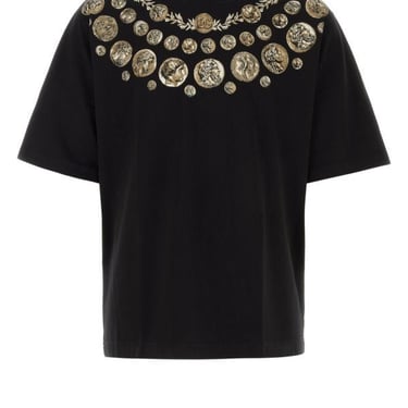 Dolce & Gabbana Man Black Cotton Oversize T-Shirt