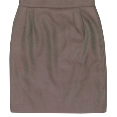 Valentino - Iridescent Green Mini Pencil Skirt Sz 6