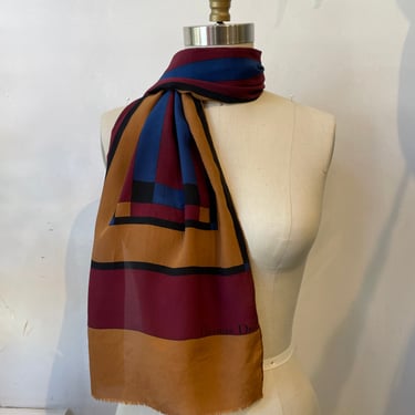 1980s Christian Dior silk scarf