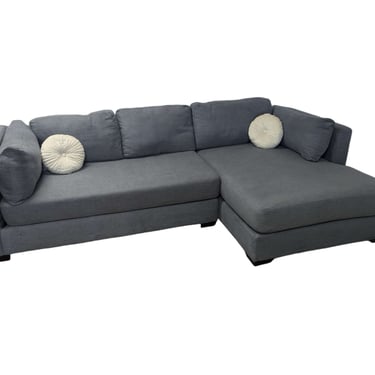 Gray L-Shaped Sectional w/ Chaise