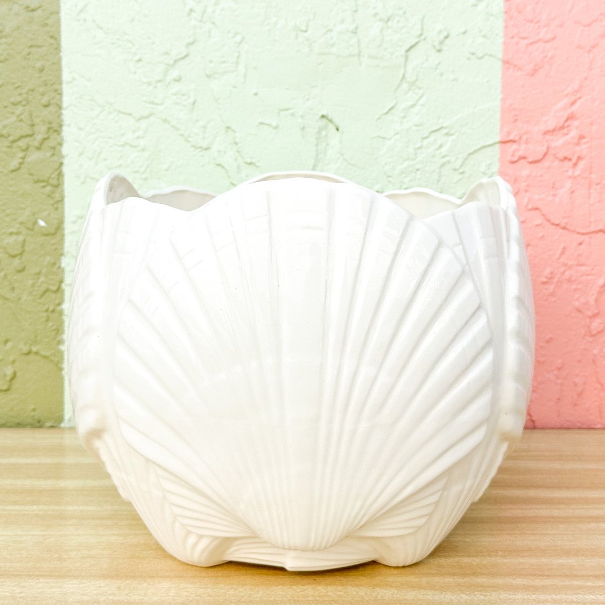 White Shell Cachepot | Palm Beach Regency - Lake Park, FL | ATTIC