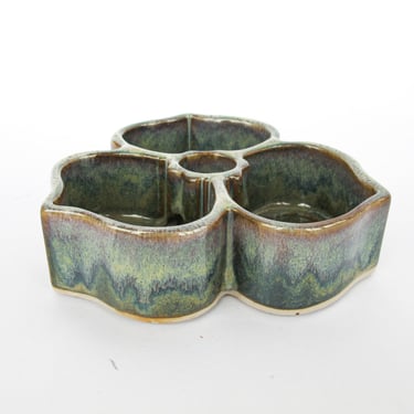Bay Ceramics Floral Pottery Dish 