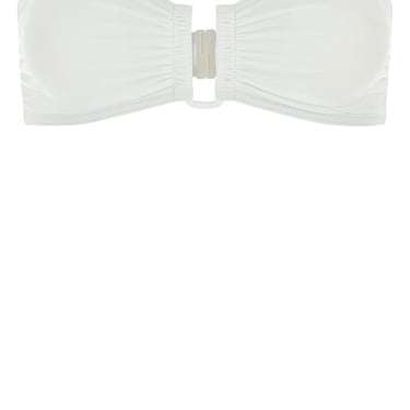 Eres Women White Stretch Nylon Show Bikini Top